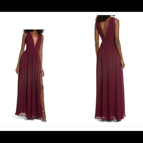 Lulus Heavenly Hues A-Line Gown. XS - Picture 1 of 4